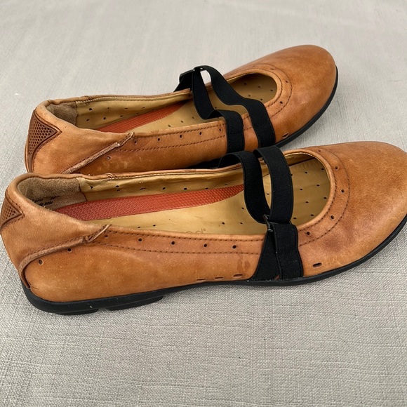 Clarks Shoes - Clarks Unstructured Ballet Flats Leather Shoes